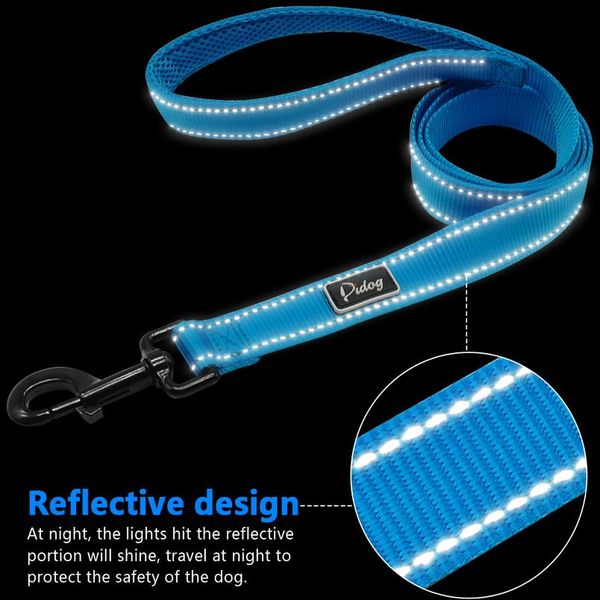 

nylon reflective dog collar and leash set adjustable walking training dog belt traction rope for medium large dogs pi wmtwox