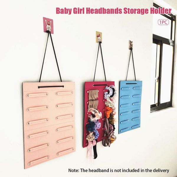 

display space saving bedroom hanging storage bag accessories headbands holder baby girl organizer wall door fixing home decor