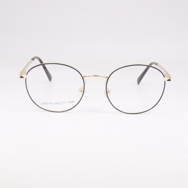 

fashion sunglasses frames round glasses vintage eyewear metal jd6010, Black