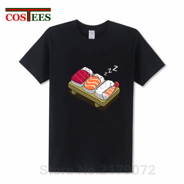 

funny sleeping sushi casual parody japanese food premium tshirt fashion personality leisure sport hooded sweatshirt hoodie men t shirt