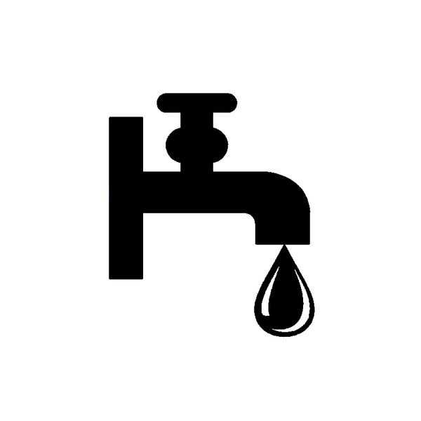 

10.7cm*12.7cm high-quality plumber faucet black silver vinyl car styling car sticker decal c15-3218