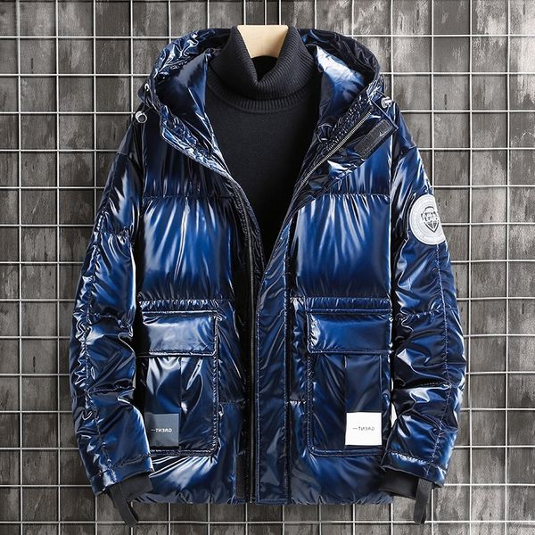 

ea3g big women winter coat thickened parka fur stitching slim long winter coat down cotton ladies down parka down jacket women, Black;brown