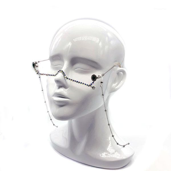 

new flat frame sunglasses star same high-grade sunglasses sun glasses for women women1, White;black