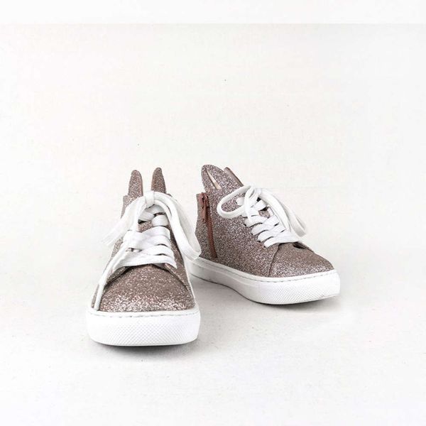 

children's 2019 new high men's and women's end rabbit ear casual sho7o1i, Black