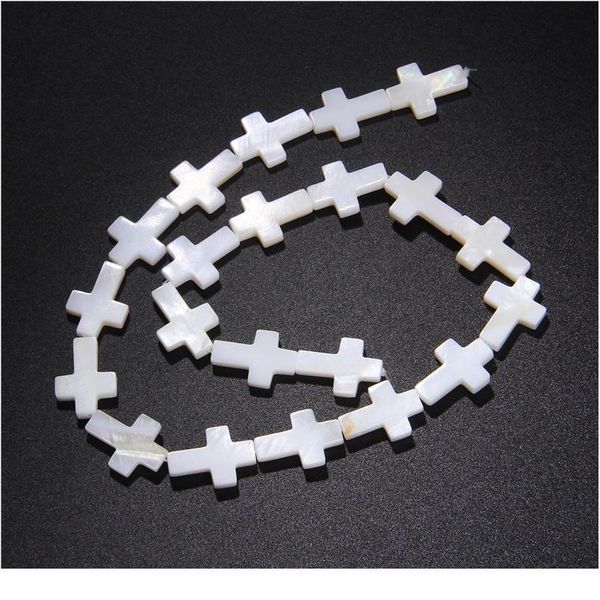 

natural white cross charm jewelry accessories loose freshwater mother of pearl shell beads charm for jewelry making b jllcwb, Black