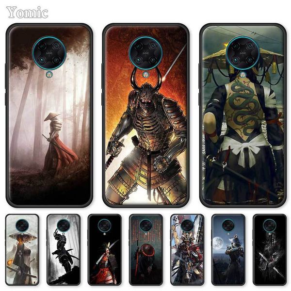 

cool samurai black soft case for xiaomi redmi note 9s 8t 8 7 8a 7a 9 k30 k20 pro 6 6a silicone mobile phone bag cover