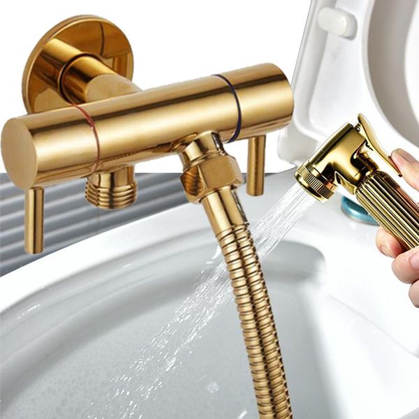 

bidet faucets dofaso antique luxury shattaf golden sprayer gun brass gold hand held shower head toilet faucet valve jet