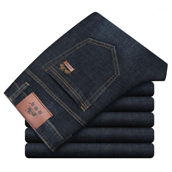 

laoyeche brand 2020 new spring autumn european american style stretch men jeans luxury business jeans regular fit 9 colors1, Blue