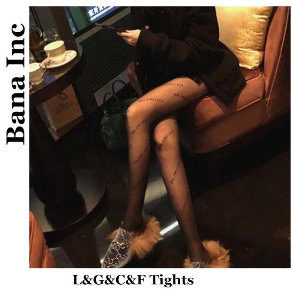 

socks & hosiery women's fashion knitting letter printed tights hollow pantyhose high elastic fishnet mesh transparent stockings, Black;white