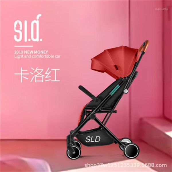 

sld baby stroller can sit recline light carriage portable folding baby stroller newborn simple car1
