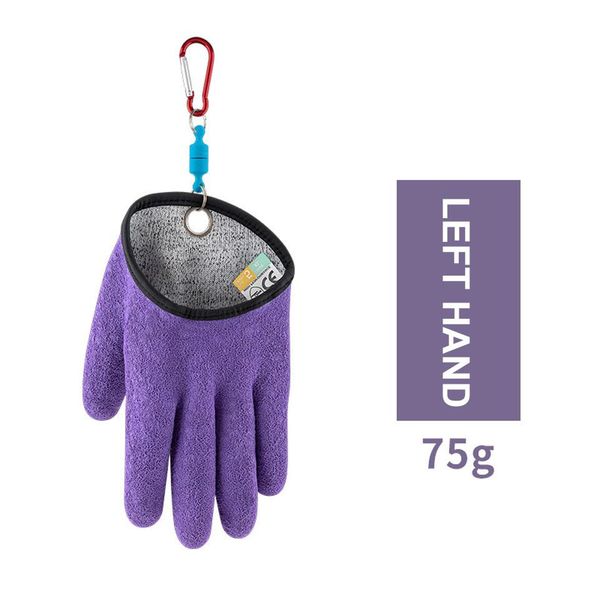 

1pcs fishing catching gloves protect hand from puncture scrapes fisherman professional catch fish and with magnet release sqchdo ppshop01