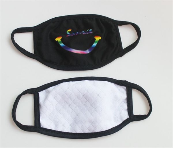 

fun anime party kids cute bear fancy dress lower alf face mouth muffle dust warm windproof cotton mask black white