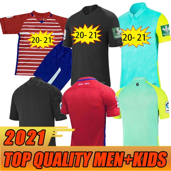 

2020 2021 granada soccer jersey 20 21 soldado fernandez machis puertas f.vico football shirt boys azeez herrera mens kids kit, Black;yellow