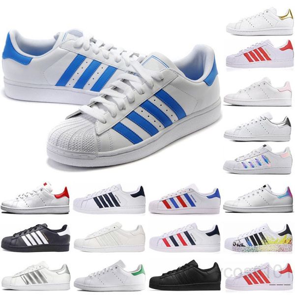 

new spring and autumn fashion men women superstar shoes golden size 36-45 skateboarding shoes flat shoes jh9k