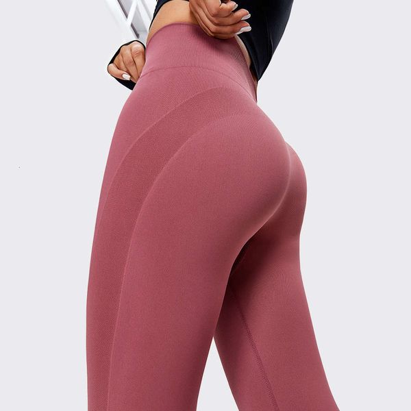 

yoga women's breathable peach fitness high waist tight elastic seamless pants, Black