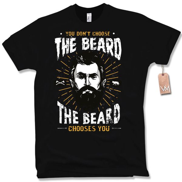 

fashion t-shirt the beard chooses you retro vintage moustache fun size s m l xl xxl tee shirt sport hooded sweatshirt hoodie