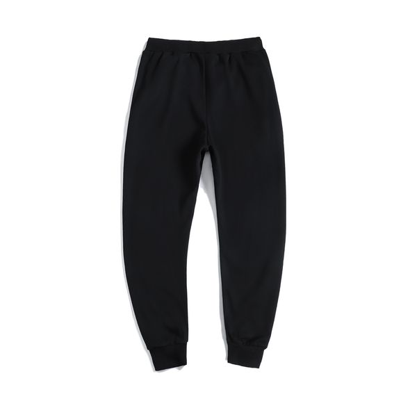 

running pants men casual trousers plus velvet padded foot necking large size guard sports customized printing, Black;blue