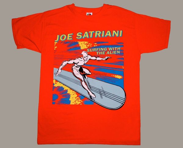 

joe satriani surfing with the alien red t shirt guitar god(1) sport hooded sweatshirt hoodie
