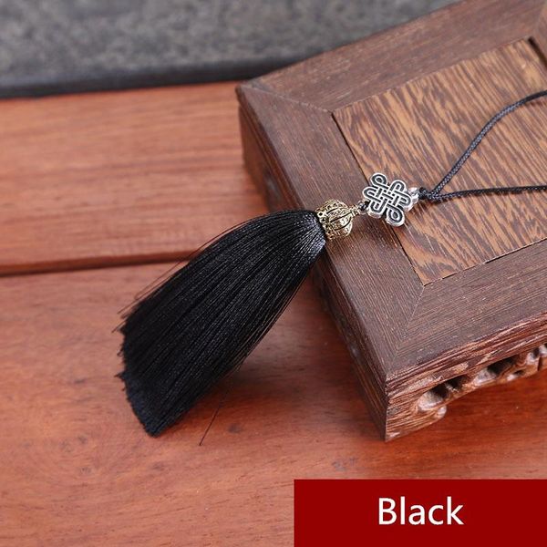 

5pcs metal caps fringe trim bookmark silk tassels diy curtain clothes bag craft supplies classical style tassel pendant 17cm h wmtovc