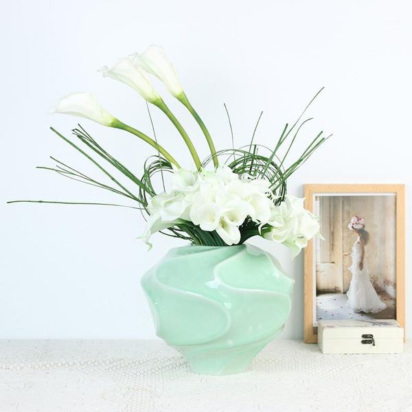 

decorative flowers & wreaths weeping willow line flower flow grass plastic green plant arrangement home el wedding decoration1