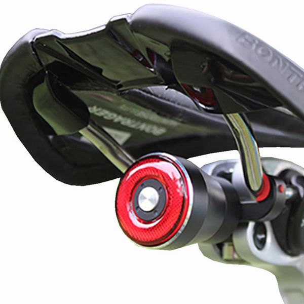

bike lights q5 bicycle rear light auto start/sbrake sensing ip56 waterproof led charging cycling taillight power display