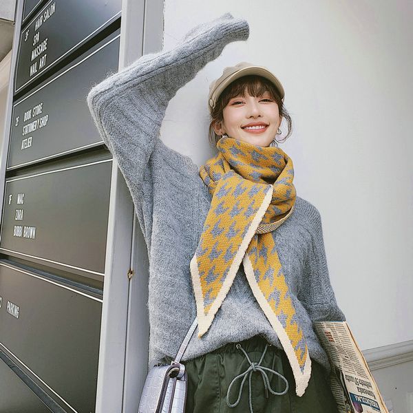 

the new style of warm shawl for women, Blue;gray