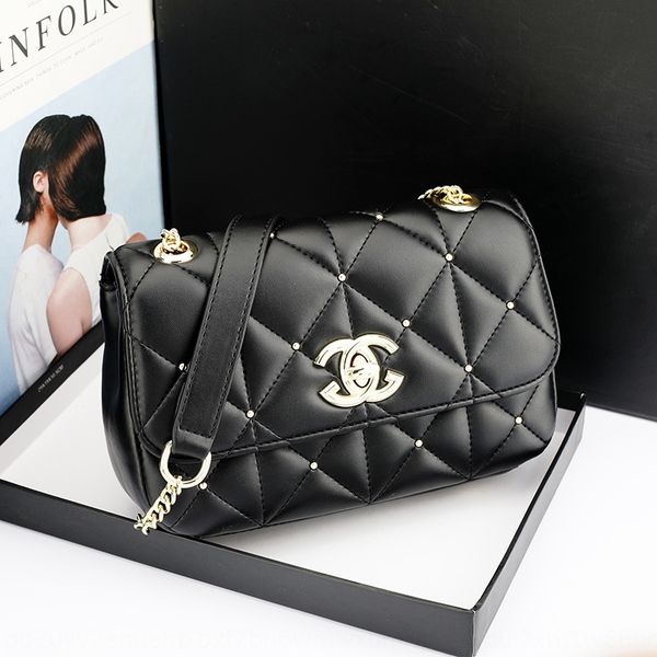 

women 2020 new fashion net red trend small fragrance korean lingge embroidery chain shoulder embroidered shoulder bag messenger bag l1i1y l