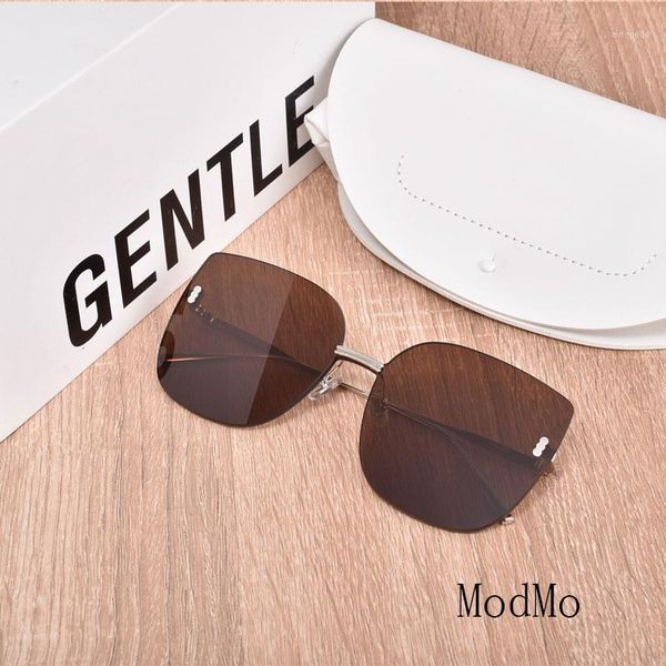 

sunglasses 2021 brand design gentle female uv proof modmo titanium alloy fashionable ultra light for men driving1, White;black