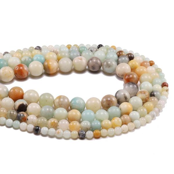 

4 6 8 10 12 mm matte round natural stone beads spacer bead for jewelry making diy necklaces bracelets bulk h bbytss