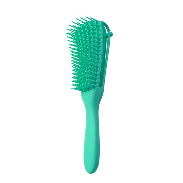 

2021 good quality scalp massage comb detangling brush natural hair detangler tangle removal comb powerful function non-slip design, Silver