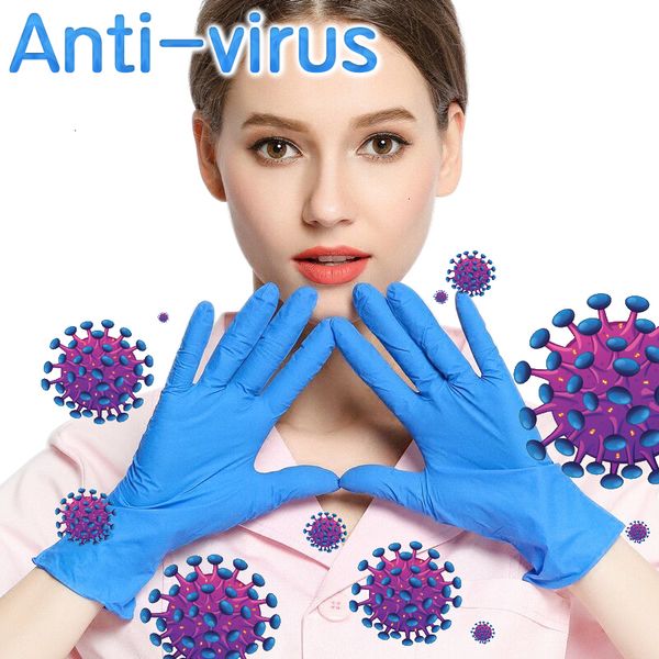 

nitrile disposable latex food laboratory cleaning 100pcs for rubber gloves multifunctional home tools 201021outletyyac