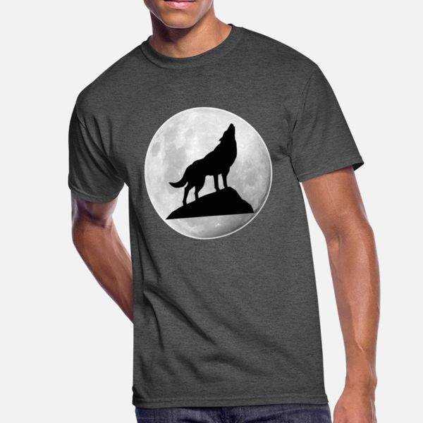 

wolf howling at the moon t shirt diy street sports tracksuit hoodie sweatshirt