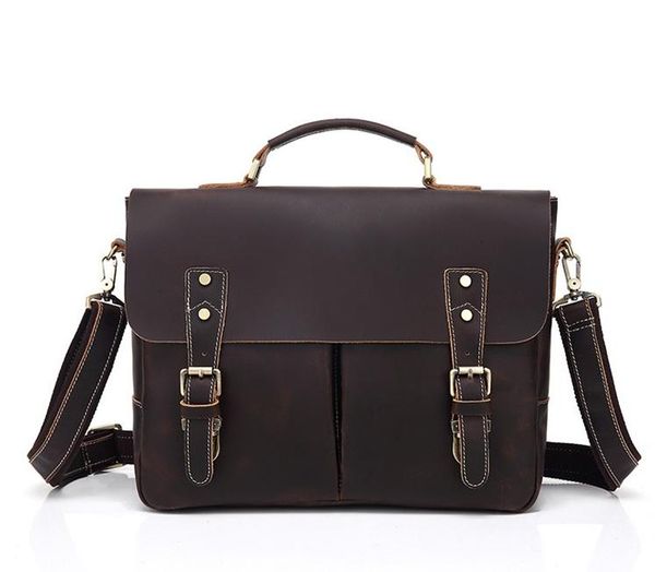 

натуральная кожа высокого качества сумка мужчины buiniess путешествие мешки плеча