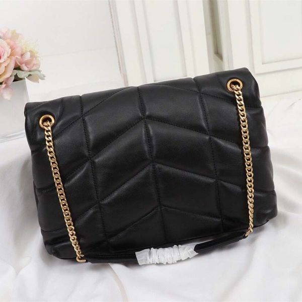 

luxury genuine women's handbag shoulder bags r classic purse fashion lambskin real leather flap bag