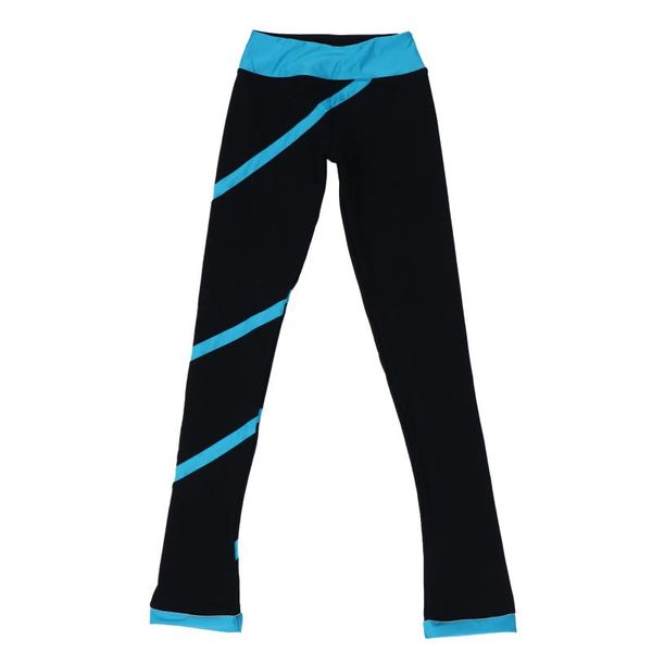 

skiing pants skating with spiral strip design figure training for women