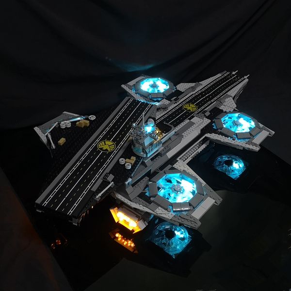 

led light kit (only light set) for 76042 the shield helicarrier 1008