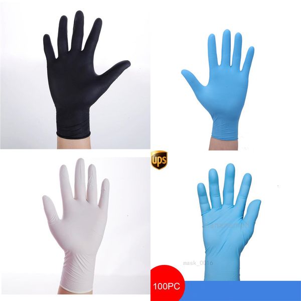 

100pcs for nitrile disposable kitchen pcs dishwashing gloves work garden universal cleaning rubber dropshipping j24 ad85