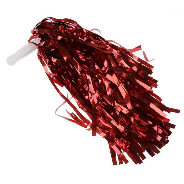 

cheerleading party costume sports cheerleader favors flower ball pom poms red1