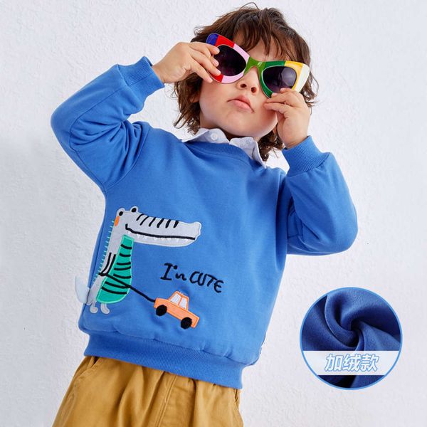 

clothing zero winter also 2020 enti children's cartoon animation plush pullover liner cotton korean version sweater, Black