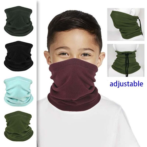 

2 pcs winter kids gaiter mask with filter bandanas for outdoor sport running kids neck gaiter multi funtion headband balaclava, Blue;gray