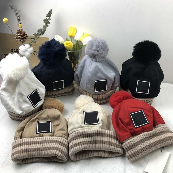 

street beanie skull caps warm autumn winter ball winter breathable bucket hat for man woman 7 color cap quality, Blue;gray