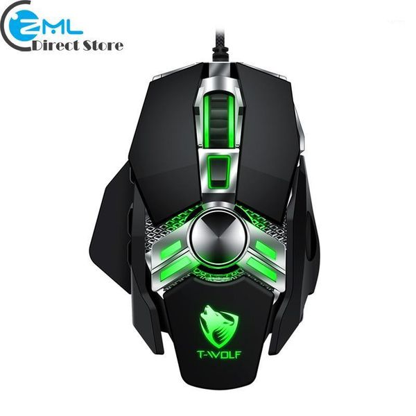 

v10 programming wired gaming mouse 4800dpi ergonomic usb computer mouse gamer 7 buttons adjustable backlight for pc lap
