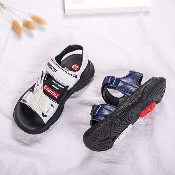 

fashion children's sandals men's new boys' antiskid beach leisure ribbon baby sho straight, Black;red