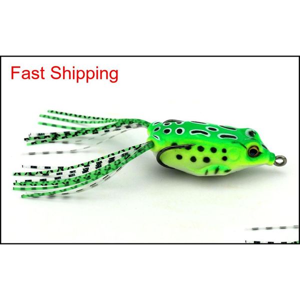 

100pcs soft plastic fishing lures frog lure with hook water 5.5cm 8g arti qylahn alice_bag