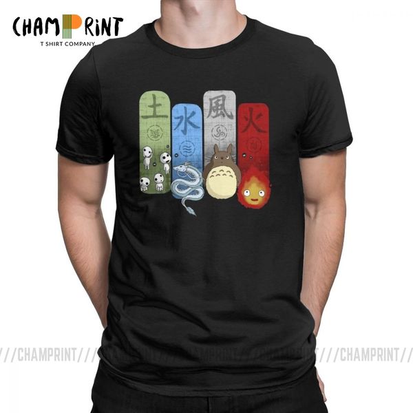 

studio ghibli for men totoro anime novelty cotton crew neck short sleeve clothes hoodie designers t shirts sweatshirt