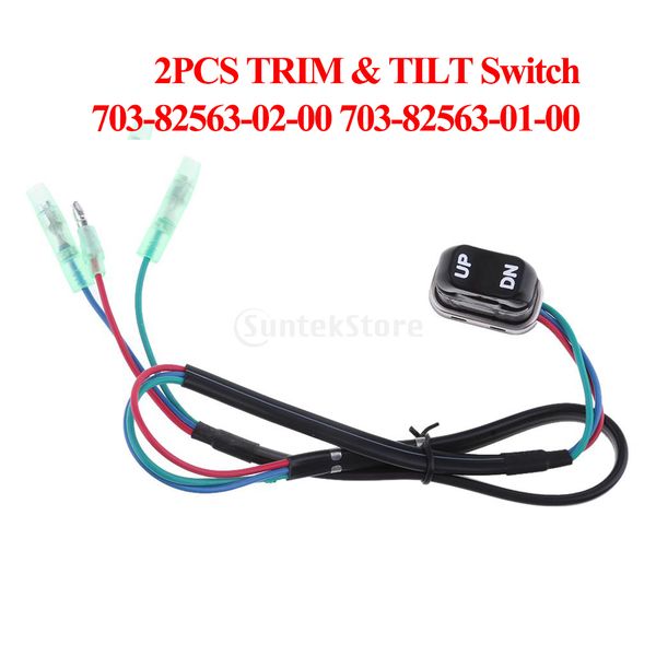 

2 pieces 703-82563-02-00 trim tilt switch fit for yamaha outboard remote controller