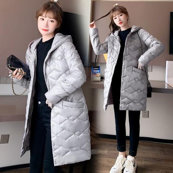 

2020 new winter women warm coat jacket female causal fashion casual thick elegant korean style solid parkas e31, Black