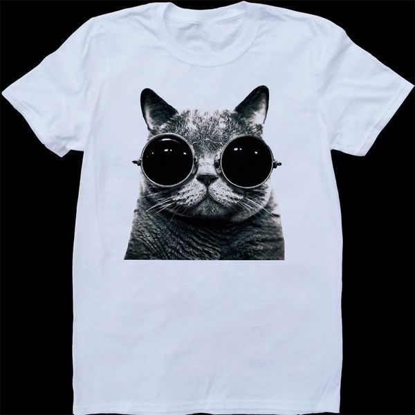 

cat with sunglasses white custom made t-shirt tee shirt sport hooded sweatshirt hoodie
