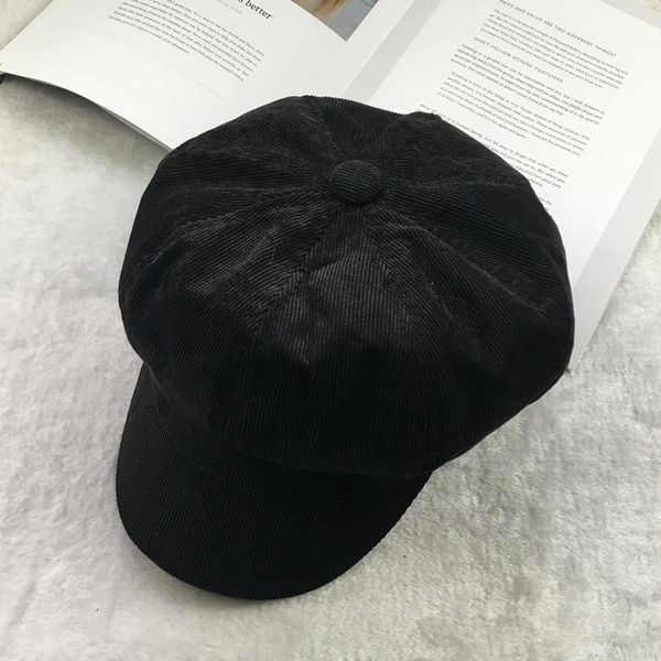 

cokk восьмиклинка женщины зима hat женские восьмиугольные cap hat painter береты шапки для женщин вельвет урожай берет простой ретро кпт jll, Blue;gray