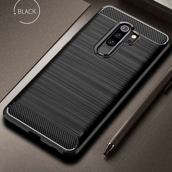 

xiaomi 9 carbon fiber shockproof phone case for redmi k30 k 30 cover flex bumper fit shell